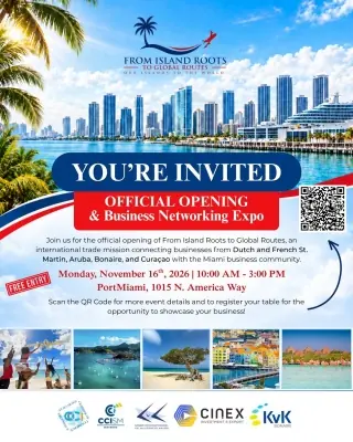 (BPRW) Caribbean & Florida Businesses Connect Through "From Island Roots to Global Routes" Business Expansion Mission and Expo